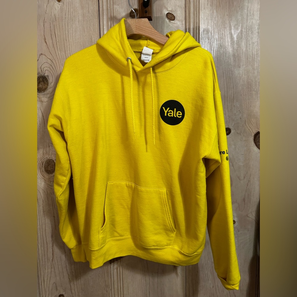 Yale Assure Lock 2 Touch Hoodie Bright Yellow – Rare Tech Promo (M)